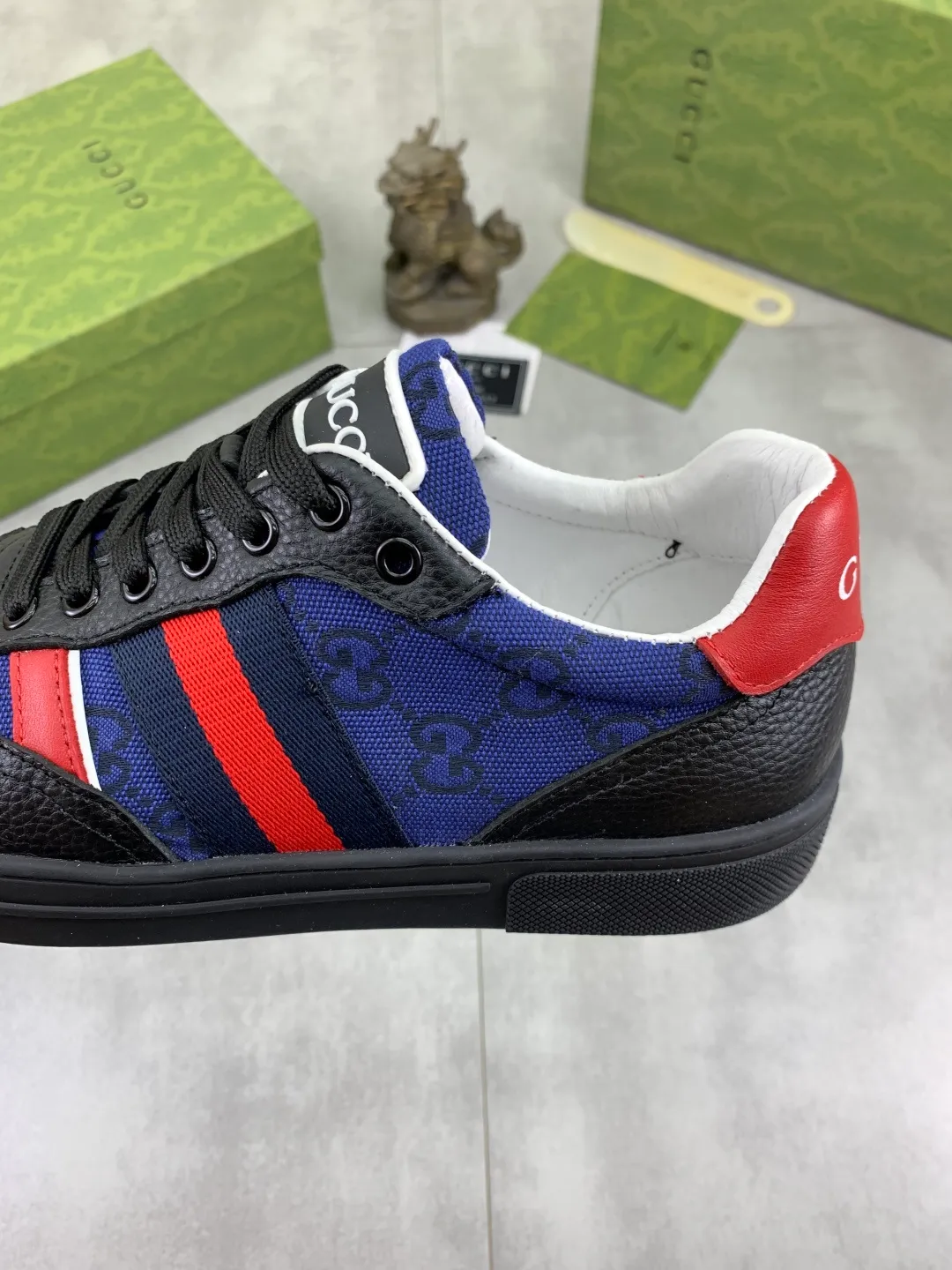 Men's men's shoes 💰P420💰【New style】(GUCCI) official website's latest 🎁🎁casual and fashionable men's shoes👟, hot style 💥 style is simple and elegant, exclusive for trendy men. Unique official website's latest brand double G element Elements 👑 Original Gucci decoration, fashionable and generous, original calfskin fabric ✅ Fully imported first-layer pigskin lining, official website designated wear-resistant, lightweight original rubber casual outsole, classic model taken in real life 🎬39-44 5️⃣ colors available